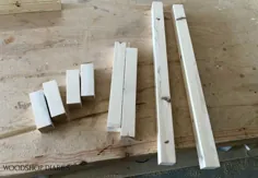 قفسه حوله چوبی قراضه - {3 مرحله آسان برای ساختن خودتان!}