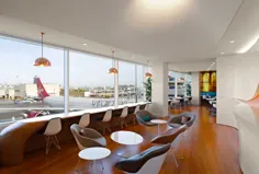Club Atlantic Virgin House در LAX |  معماری اسلاید |  آرچلو