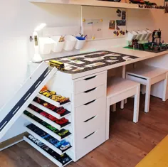 لیمالند |  IKEA Hacks |  عکس اینستاگرامی کودکان و نوجوانان: “Was für ein toller IKEA Hack!  Der IKEA Schreibtisch wird zur Spielfläche und bekommt sogar eine Autorampe.  Danke für das Teilen deiner... ”