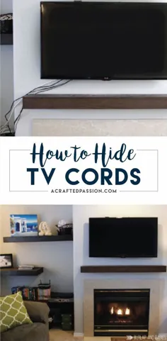 چگونه می توان سیم های تلویزیون را یک بار و برای همیشه پنهان کرد!
