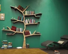 قفسه کتاب درخت |  دست ساز