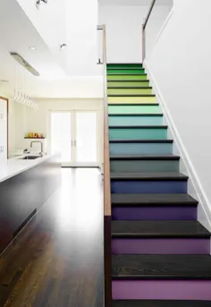 Regenbogen Treppe چند رنگ پانل های Treppe selbstklebende |  اتسی