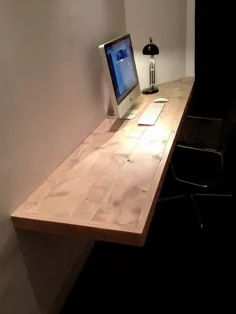 دفتر "میز شناور" |  Steigerhout |  Te koop bij w00tdesign