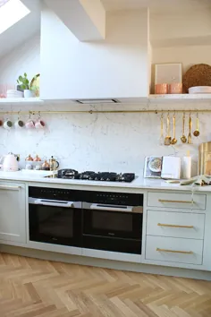 نوسازی کامل: آشکار کردن آشپزخانه سبز و صورتی و طلایی ما - شایسته سون