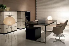 میز اداری مدرن Tetris در Metal & Hide Leather |  خرید آنلاین