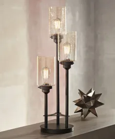 چراغ کنسول صنعتی Libby 3-Light with Bulbs Edison - # Y9398 |  لامپ به علاوه