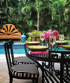 vintage-greek-key-aluminium-patio-مبلمان-palm-beach-chic-hollywood-regency - The Glam Pad