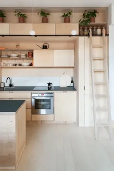 طراحی هوشمندانه در یک آپارتمان کوچک در لندن - THE NORDROOM