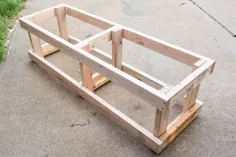 نحوه ساخت یک میز ذخیره سازی در فضای باز