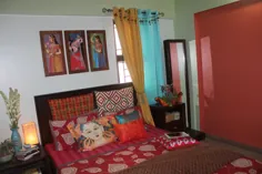 ترکیب رنگ و ملودرام به طرز جادویی در Bembem's Pune Home. وبلاگ دکور Keybunch