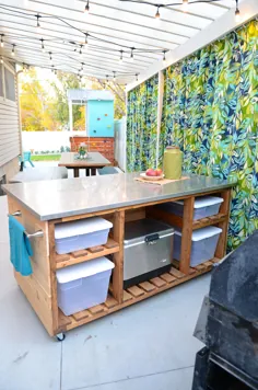 DIY حیاط خلوت آشپزخانه و واحه در فضای باز با بودجه