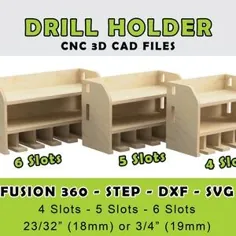 PDF Build Plans بی سیم مته نگهدارنده ، DIY Plans Wall Drill Impact Impact Tool ، DIY Woodwork Woods Plans فروشگاه ذخیره سازی