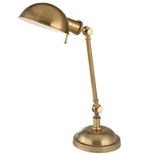 Hudson Valley Girard Vintage Brass One Light Table Lamp Vintage Brass Finish L433 Vb |  بلاکور