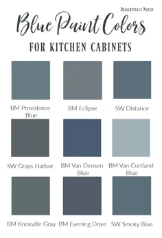 کابینت آشپزخانه رنگ آبی