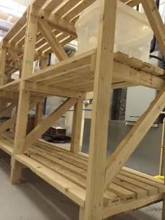 نیاز به محاسبه میزان بارگذاری برای قفسه های ذخیره سازی چوبی DIY
