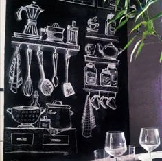 Parede Lousa: Ideias para sala، cozinha e espaço gourmet