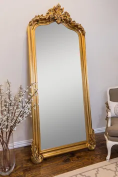 آینه تمام قد سنتی آجدار Blenheim Leaner
