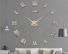 ساعت دیواری دکوراسیون منزل ساعت بزرگ طرح مدرن اپوکسی |  اتسی