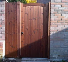 دروازه SUDBURY - دروازه جانبی چوبی آرک تاپ 45 میلی متر یا 70 میلی متر