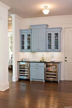 آبی رنگ آمیزی جذاب - آشپزخانه جدید توسط BeckySue Becker، CMKBD، CAPS