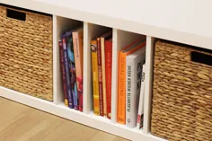 Ikea Kallax Expedit Shelf Insert Records Storage Record Shelf وینیل قفسه درج قفسه کتاب برای سینی کتاب برای 3 بخش