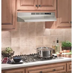 Broan-NuTone RL6200 Series 30 in. Doodless Under Cabinet Range Hood with Light in Stainless Steel-RL6230SS - انبار خانه