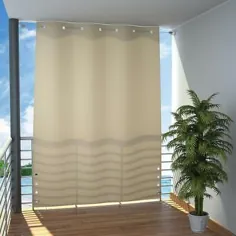 Seitlicher Balkonsichtschutz Balkon Paravent Sichtschutz Trennwand Markise |  eBay