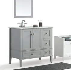 Ebern Designs Clifford 36 "Cashmere Single Bathroom Sean Vanity Set