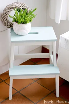 آموزش DIY Ikea Step Stool Makeover که به سادگی خیره کننده است!