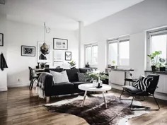 یک آپارتمان شیک و کاربردی 35 متر مربع در سوئد - طراحی شمال اروپا