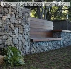 دیوارهای نگهدارنده گابیون |  ایده های دیوار سنگی