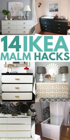14 هک IKEA Malm برای صنوبر کردن کمد قدیمی شما