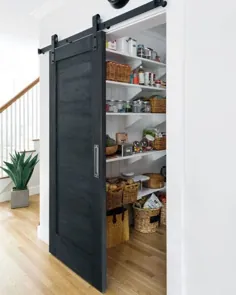40 ایده برتر درب انبار آشپزخانه - طرح های کمد ذخیره سازی