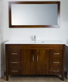 2055 - مدرن 55 "Vanity با آینه و شیر از modernbathrooms.ca