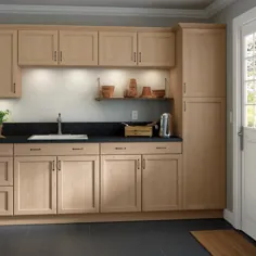 Hampton Bay Easthaven Shaker 2.75x96 in. Crown Molding in Unfinished Beech-EH9703M-GB - انبار خانه