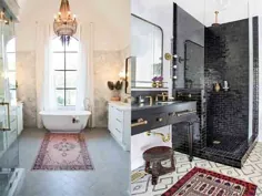 گالری Heriz: بیانیه ای را با فرشی در حمام بیان کنید - SA Decor & Design