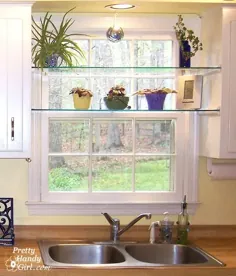 قفسه های شیشه ای DIY