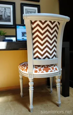 DIY: صندلی کناری روکش دار - Jenna Burger Design LLC