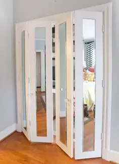 18 ایده درب کمد آینه شگفت انگیز |  ایده های دکوراسیون منزل