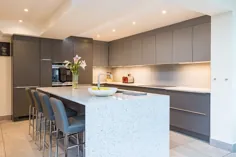 آشپزخانه تخته سنگ و خاکستری معدنی Nobilia Chessington |  آشپزخانه های ریچموند