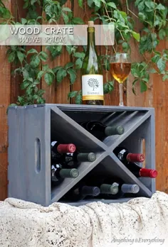 15 ایده خلاقانه DIY Wine Rack برای مجموعه نوشیدنی شما