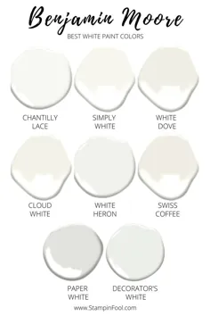 بهترین 8 رنگ سفید بنجامین مور در سال 2020 |