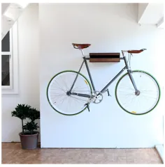 ذخیره دوچرخه صرفه جویی در فضای آپارتمان