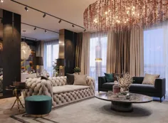 دکوراسیون مدرن و زیبا اتاق نشیمن با ترمیم مبل soho الهام گرفته از سخت افزار