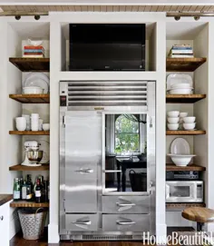قفسه های آشپزخانه - انتقالی - آشپزخانه - خانه زیبا