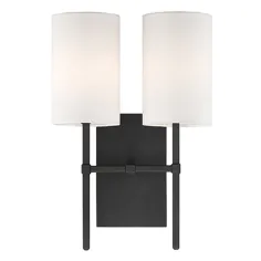 Mill & Mason Vincent Black Two Light Sconce |  بلاکور