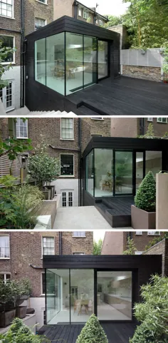 این خانه فرعی در لندن تغییر شکل معاصر پیدا کرد