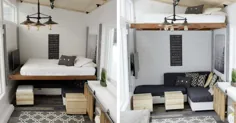 Bed Elevating تریلر کوچک را به یک خانه مدرن و بزرگ تبدیل می کند