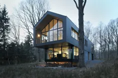 Sous-bois luc spits architecture maison modernes |  احترام گذاشتن