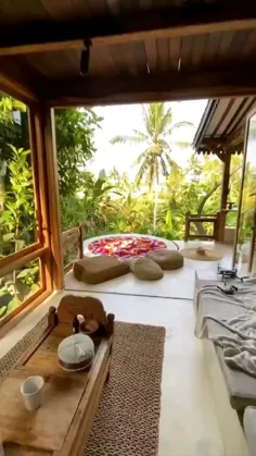 بهترین صبح که با شما سپری شده است #بالی #اوبود #خانه درختی #ویلا #airbnb #ماه عسل